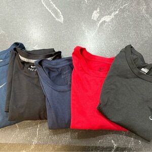 Nike Men's Short Sleeve Tees - Black, Red, Blue